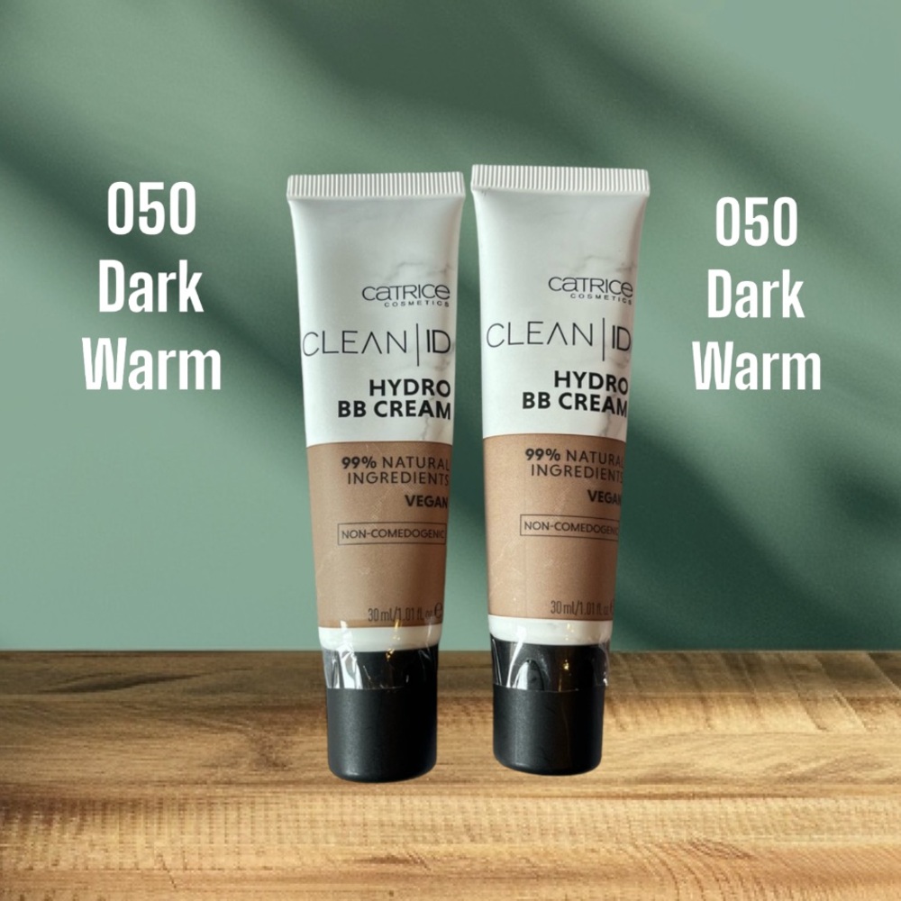 Catrice Clean ID Hydro BB Cream Foundation 2 x 050 Dark Warm 30 ml / 1 oz